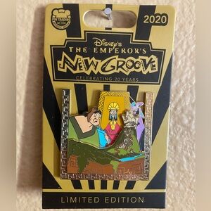 DisneyParks The Emperor's New Groove LE Anniversary Pin